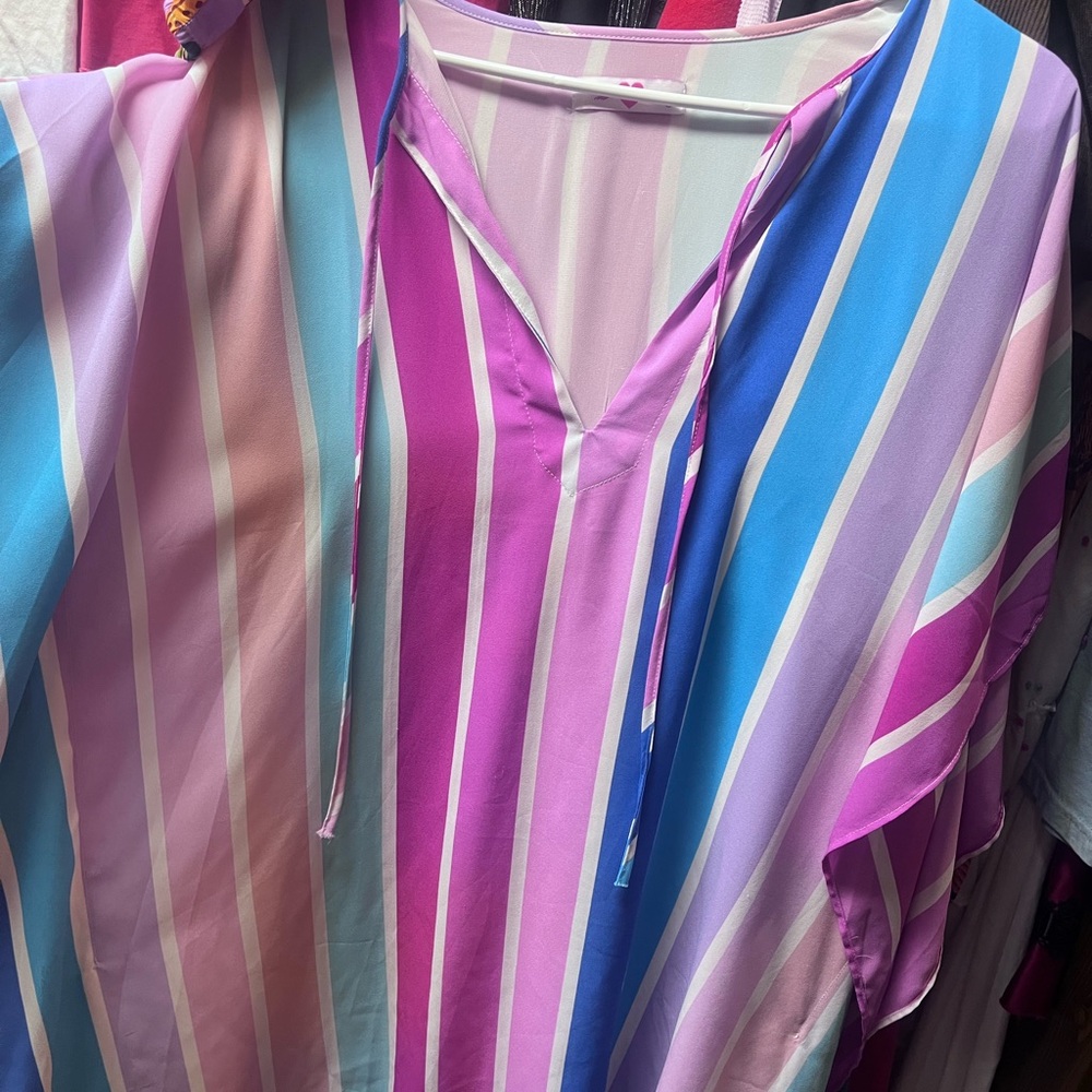 BUDDY LOVE : Colorful Striped Blouse